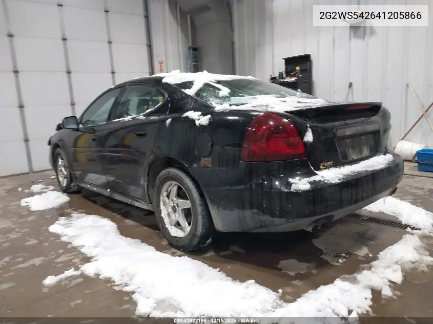 2G2WS542641205866 2004 Pontiac Grand Prix Gt2