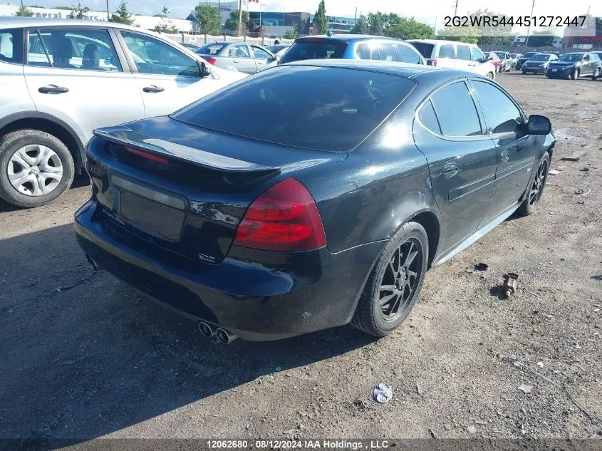 2005 Pontiac Grand Prix VIN: 2G2WR544451272447 Lot: 12062680