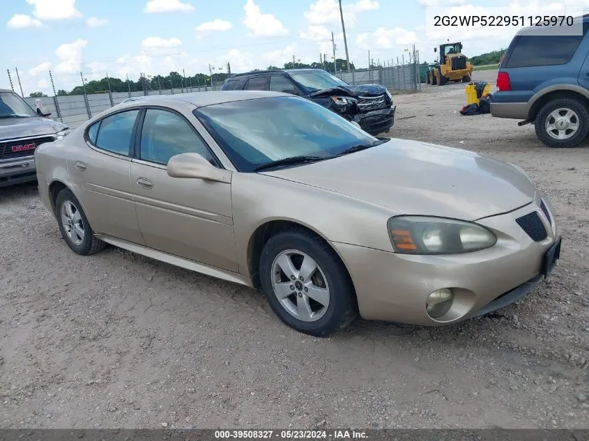 2005 Pontiac Grand Prix VIN: 2G2WP522951125970 Lot: 39508327