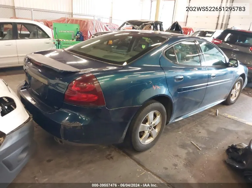 2G2WS522651295783 2005 Pontiac Grand Prix Gt