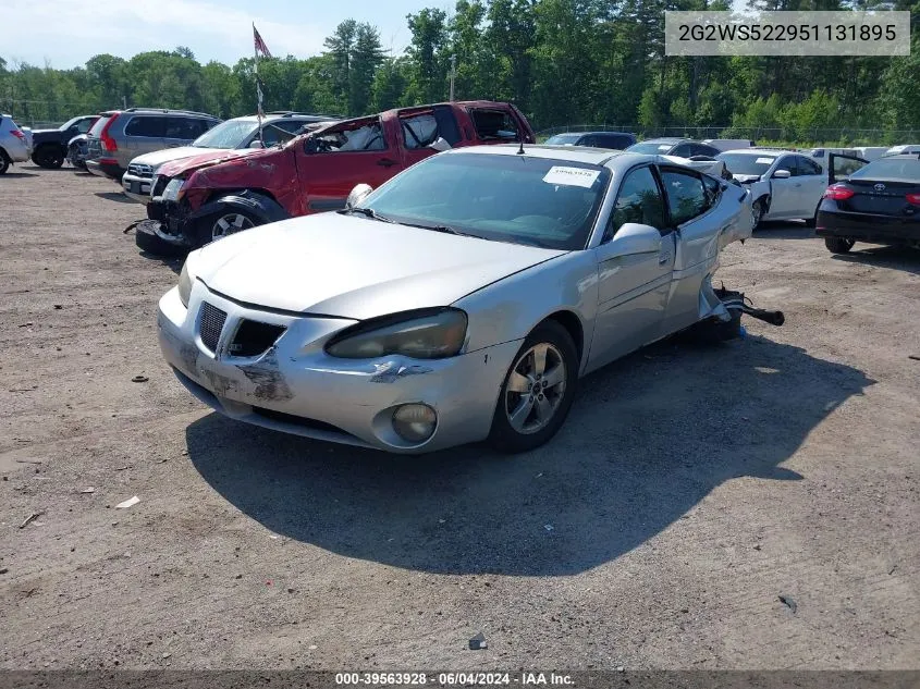 2005 Pontiac Grand Prix Gt VIN: 2G2WS522951131895 Lot: 39563928