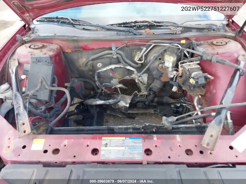 2G2WP522751227607 2005 Pontiac Grand Prix