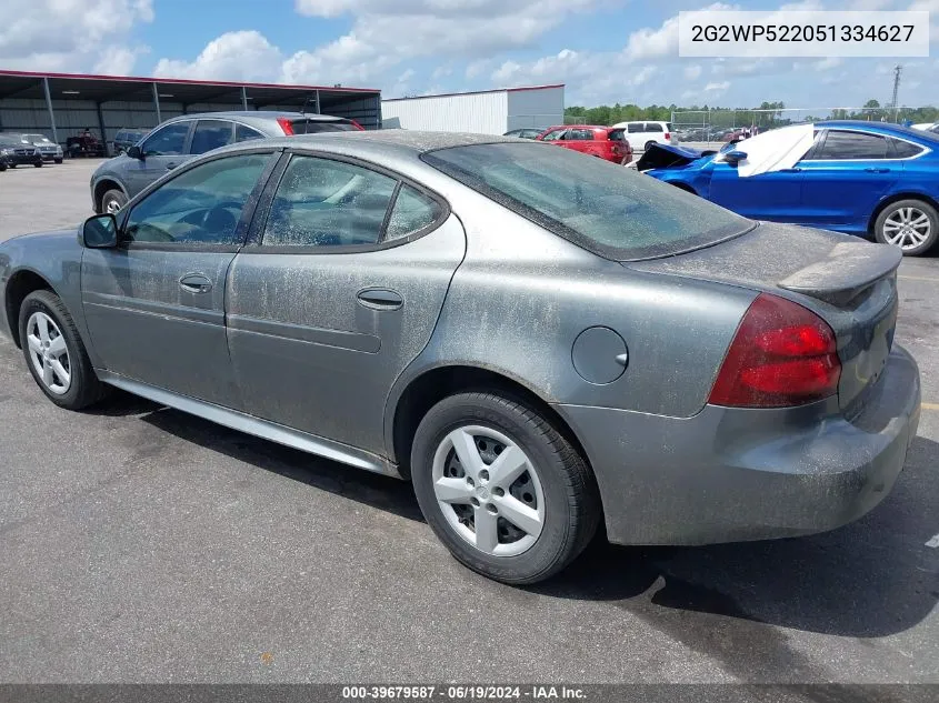 2G2WP522051334627 2005 Pontiac Grand Prix