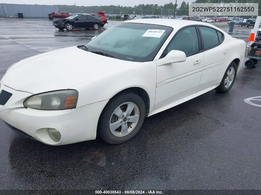 2G2WP522751162550 2005 Pontiac Grand Prix