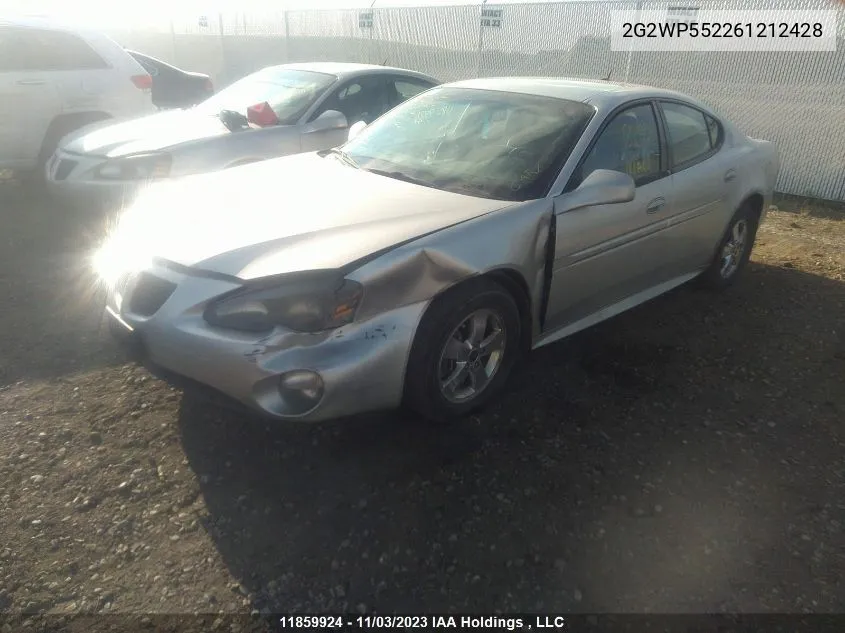 2G2WP552261212428 2006 Pontiac Grand Prix