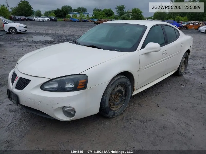 2G2WP552061235089 2006 Pontiac Grand Prix