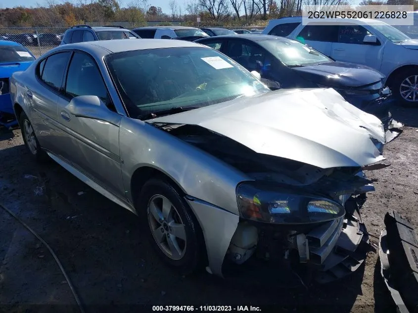 2G2WP552061226828 2006 Pontiac Grand Prix