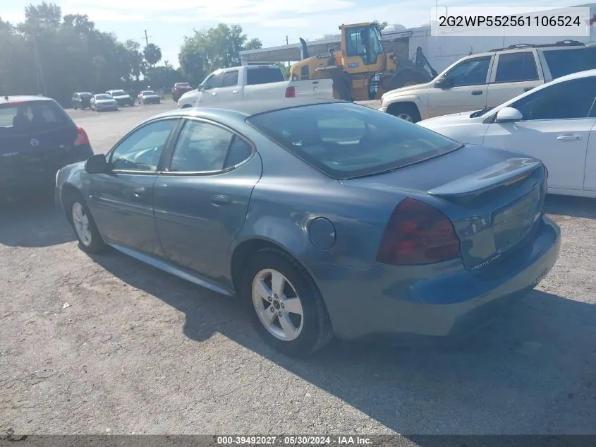 2G2WP552561106524 2006 Pontiac Grand Prix