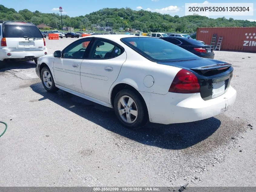 2G2WP552061305304 2006 Pontiac Grand Prix