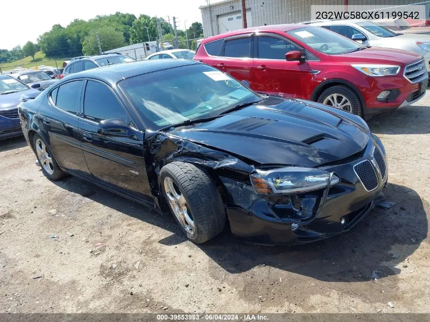 2006 Pontiac Grand Prix Gxp VIN: 2G2WC58CX61199542 Lot: 39553983