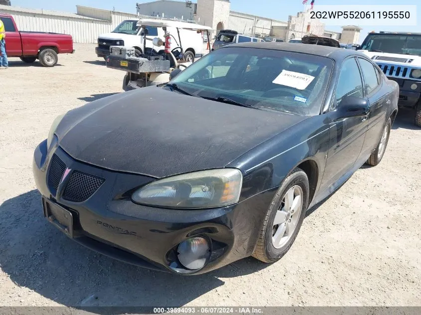 2G2WP552061195550 2006 Pontiac Grand Prix