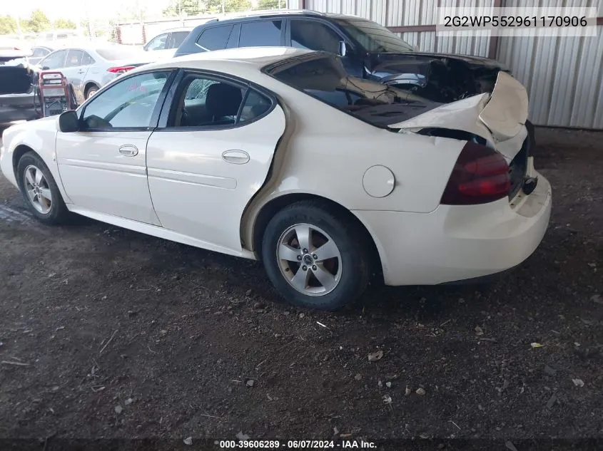 2G2WP552961170906 2006 Pontiac Grand Prix