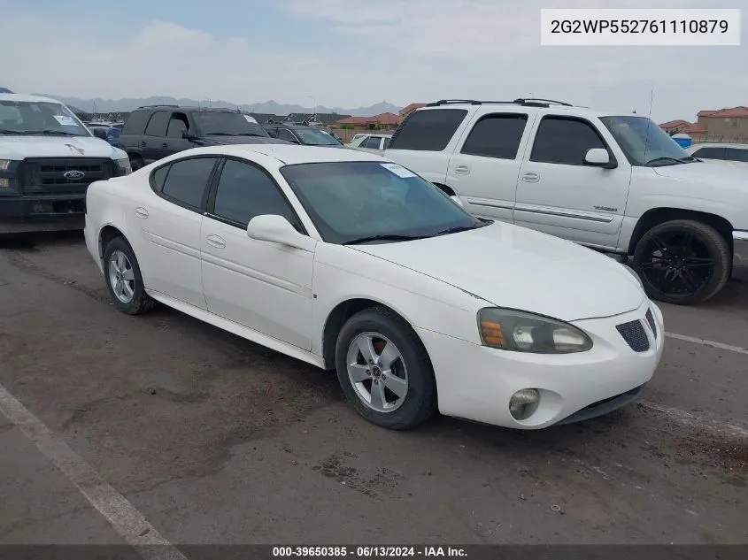 2G2WP552761110879 2006 Pontiac Grand Prix