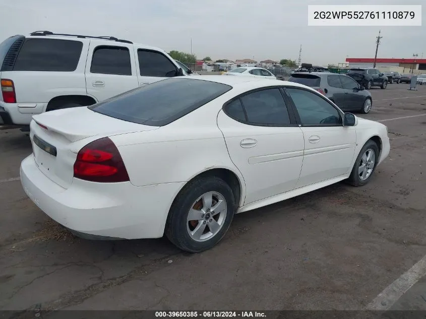 2G2WP552761110879 2006 Pontiac Grand Prix