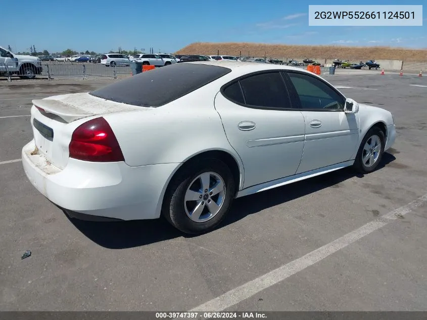 2G2WP552661124501 2006 Pontiac Grand Prix