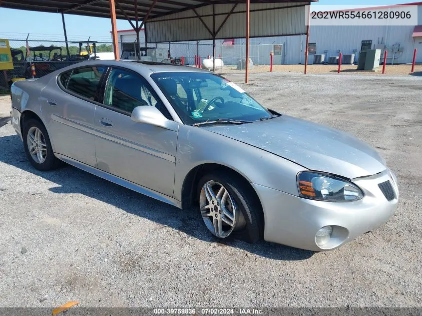 2006 Pontiac Grand Prix Gt VIN: 2G2WR554661280906 Lot: 39759836