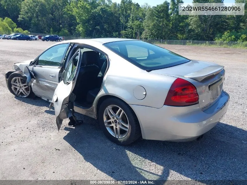 2006 Pontiac Grand Prix Gt VIN: 2G2WR554661280906 Lot: 39759836