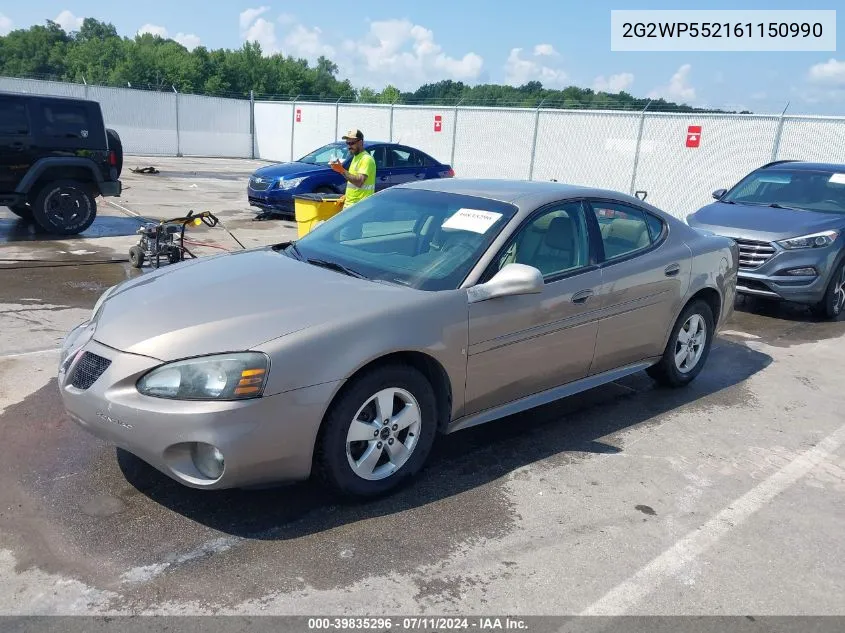 2G2WP552161150990 2006 Pontiac Grand Prix