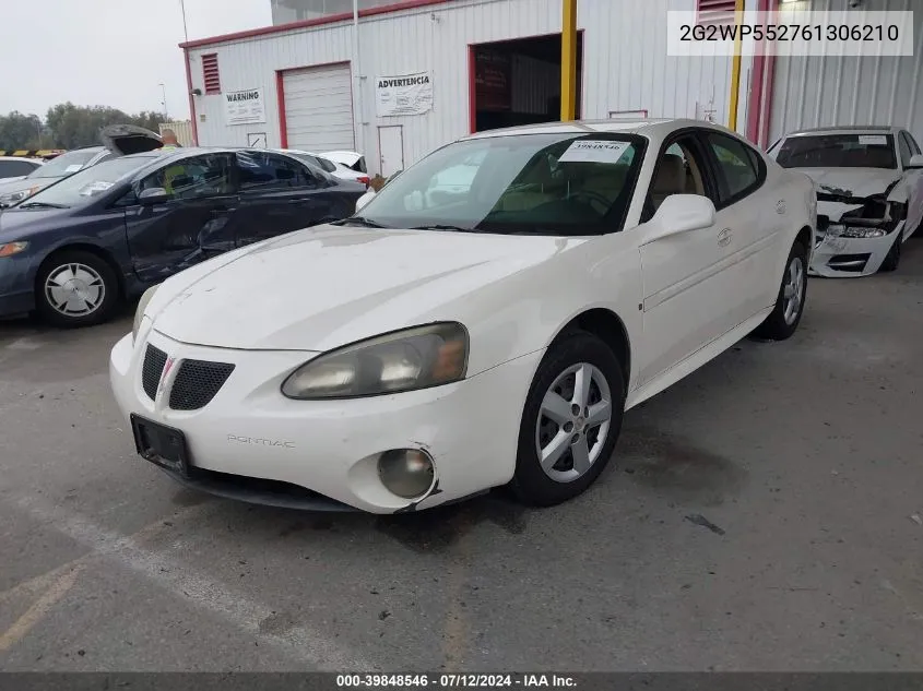 2G2WP552761306210 2006 Pontiac Grand Prix