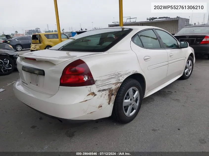 2G2WP552761306210 2006 Pontiac Grand Prix