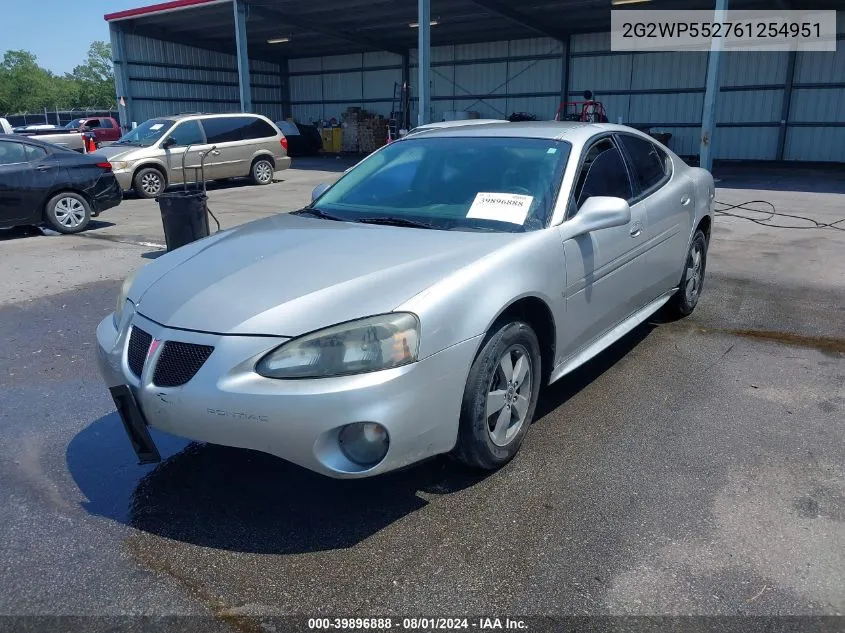 2G2WP552761254951 2006 Pontiac Grand Prix