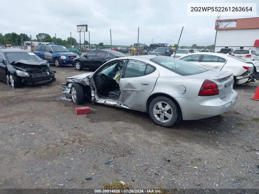 2G2WP552261263654 2006 Pontiac Grand Prix