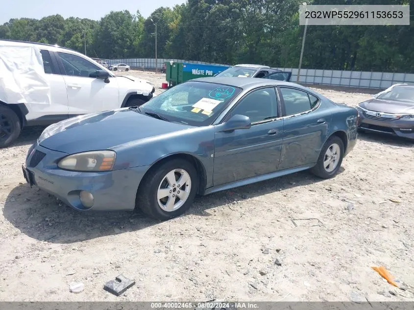 2G2WP552961153653 2006 Pontiac Grand Prix