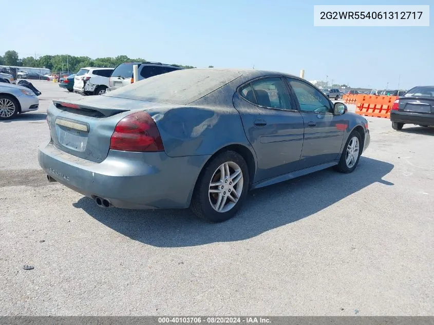 2G2WR554061312717 2006 Pontiac Grand Prix Gt