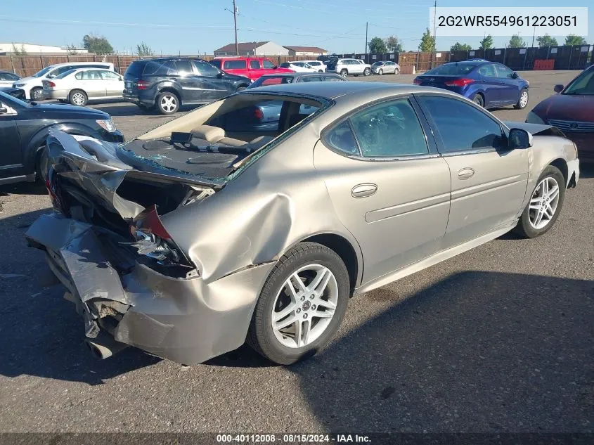 2006 Pontiac Grand Prix Gt VIN: 2G2WR554961223051 Lot: 40112008