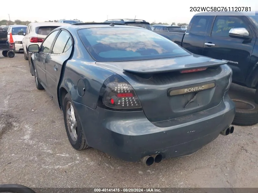 2G2WC58C761120781 2006 Pontiac Grand Prix Gxp