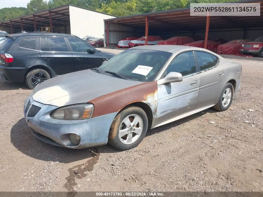 2G2WP552861134575 2006 Pontiac Grand Prix