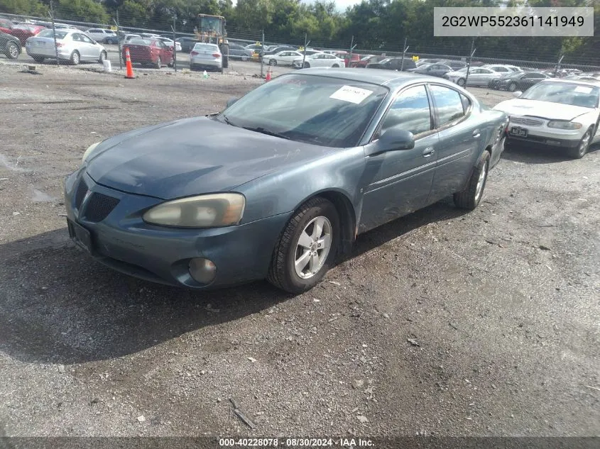 2G2WP552361141949 2006 Pontiac Grand Prix