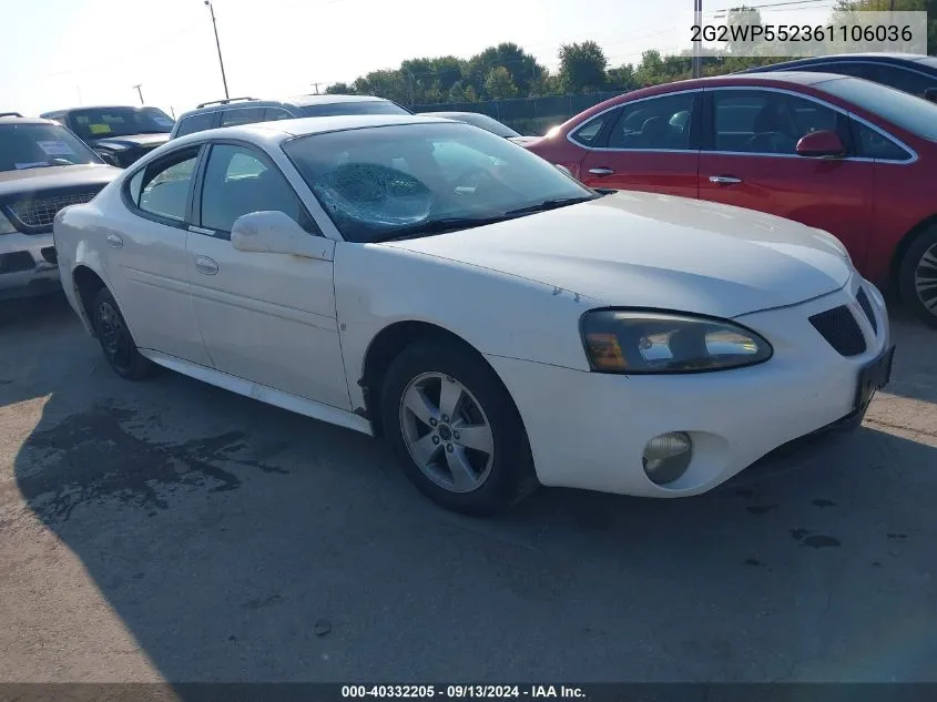 2G2WP552361106036 2006 Pontiac Grand Prix