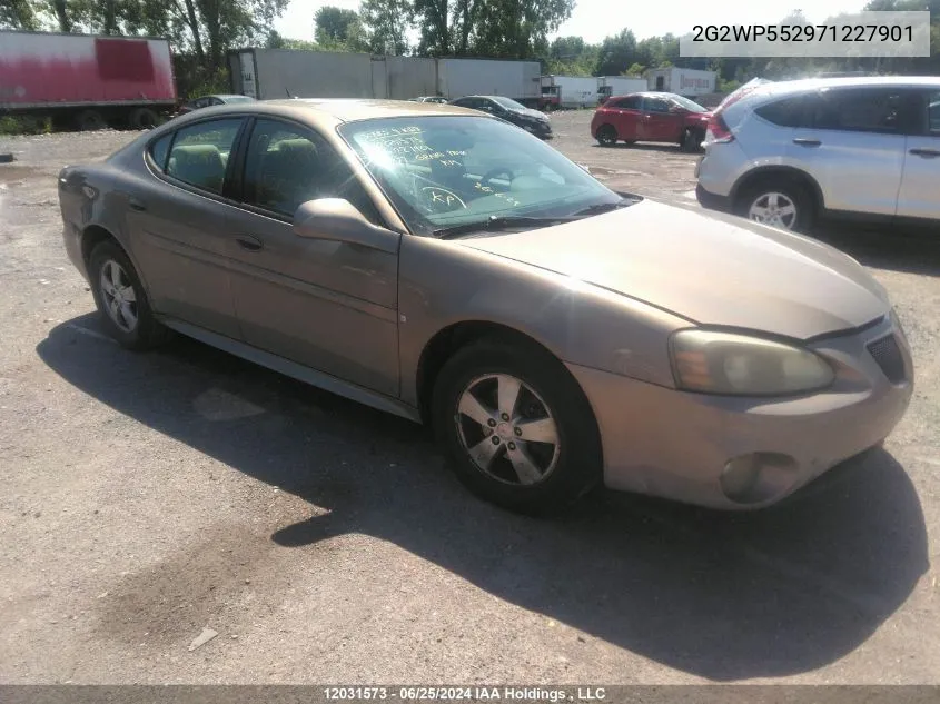 2007 Pontiac Grand Prix VIN: 2G2WP552971227901 Lot: 12031573