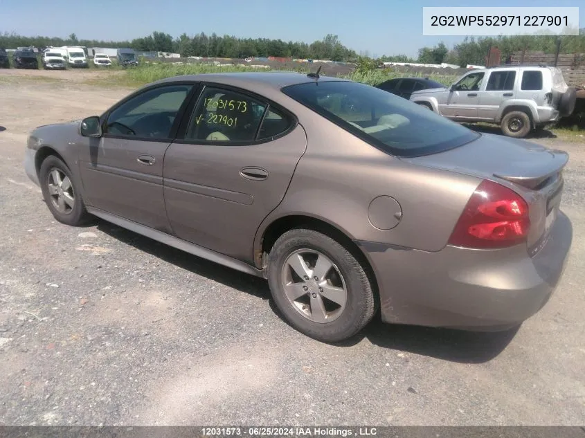 2G2WP552971227901 2007 Pontiac Grand Prix