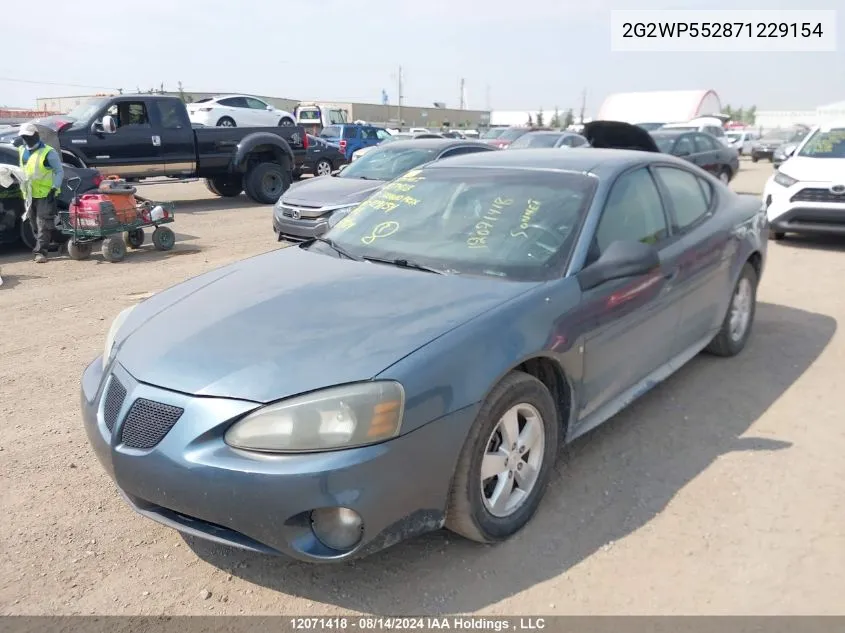 2G2WP552871229154 2007 Pontiac Grand Prix