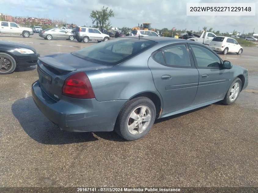 2G2WP552271229148 2007 Pontiac Grand Prix