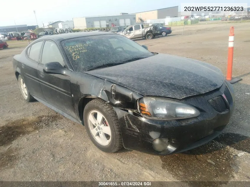 2007 Pontiac Grand Prix VIN: 2G2WP552771236323 Lot: 30041655