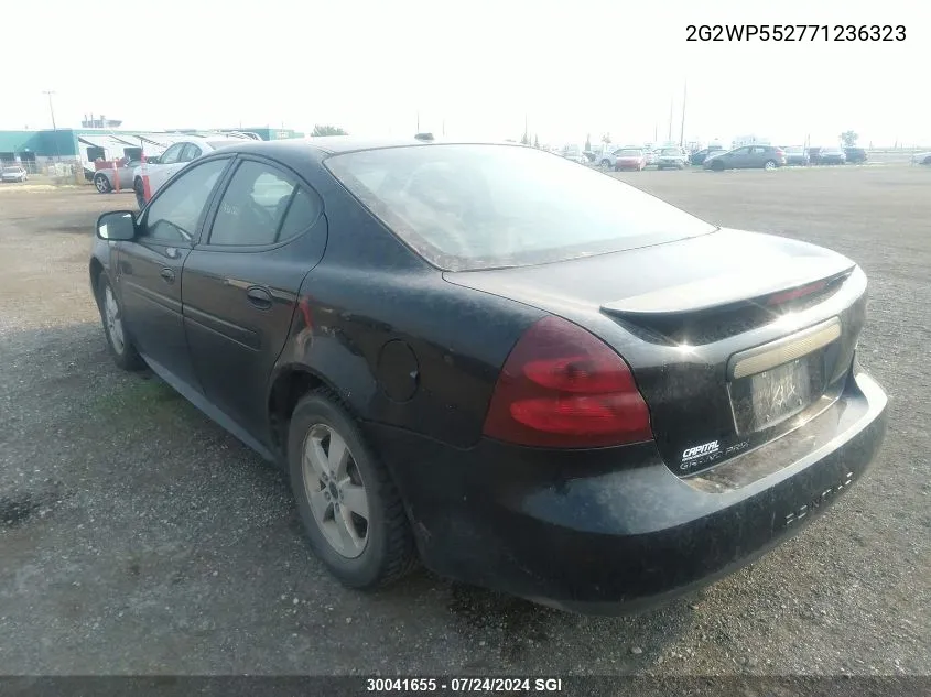 2007 Pontiac Grand Prix VIN: 2G2WP552771236323 Lot: 30041655