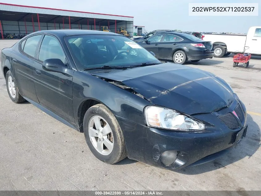 2G2WP552X71202537 2007 Pontiac Grand Prix