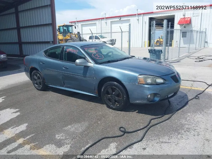 2007 Pontiac Grand Prix VIN: 2G2WP552571168992 Lot: 39446142