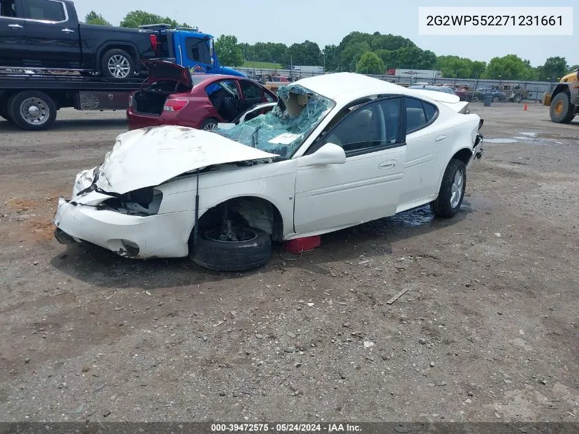 2G2WP552271231661 2007 Pontiac Grand Prix