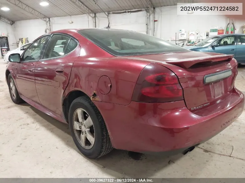 2G2WP552471224582 2007 Pontiac Grand Prix