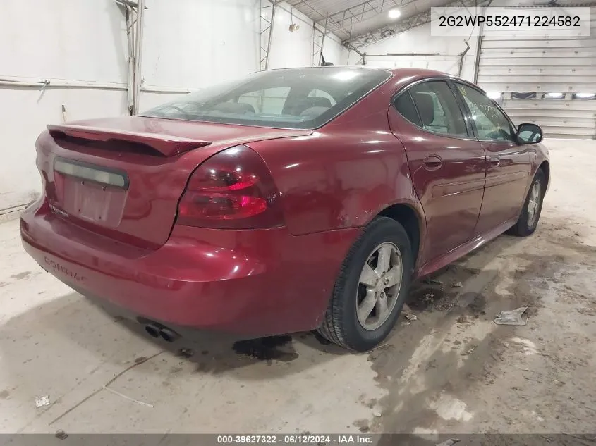 2G2WP552471224582 2007 Pontiac Grand Prix