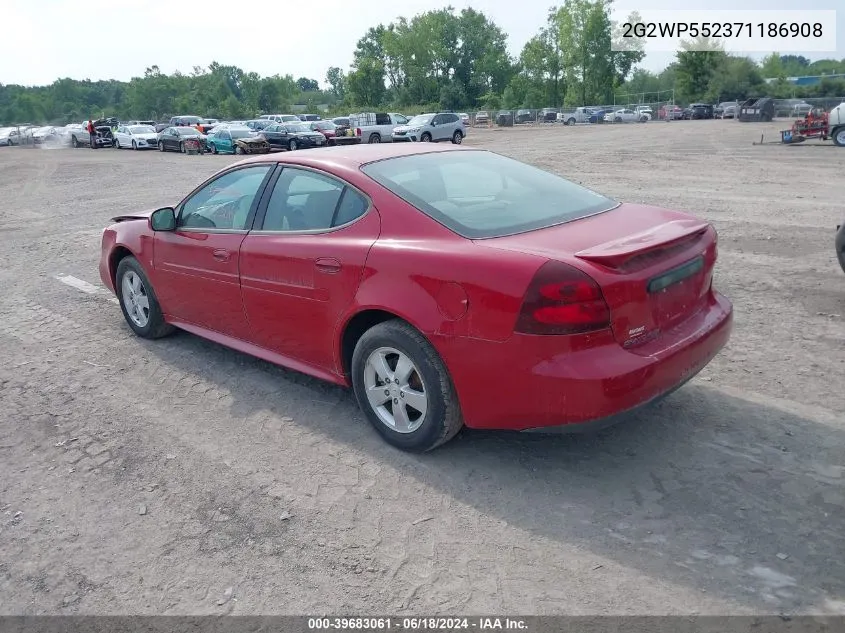 2G2WP552371186908 2007 Pontiac Grand Prix