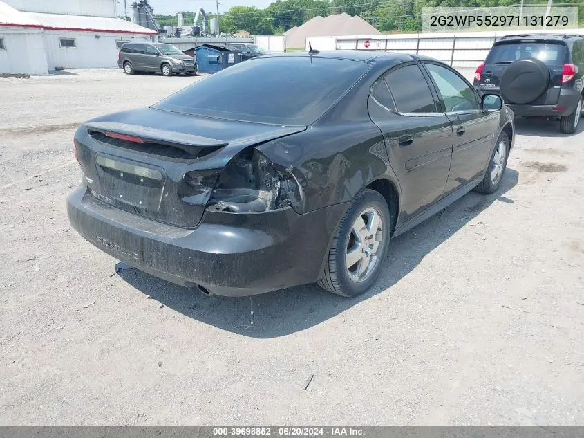 2007 Pontiac Grand Prix VIN: 2G2WP552971131279 Lot: 39698852