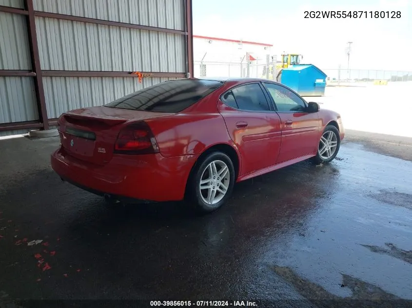 2G2WR554871180128 2007 Pontiac Grand Prix Gt