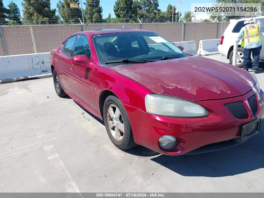 2G2WP552071154286 2007 Pontiac Grand Prix