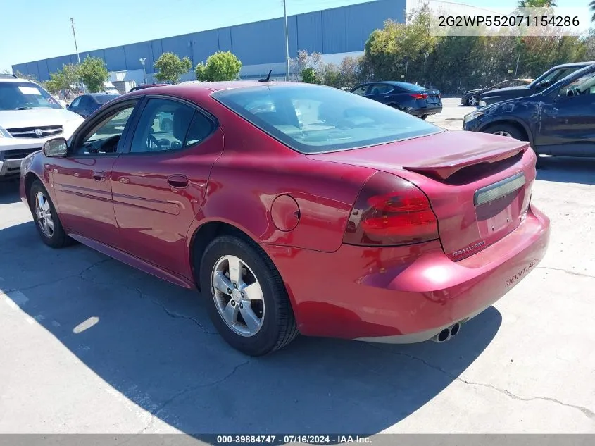 2G2WP552071154286 2007 Pontiac Grand Prix