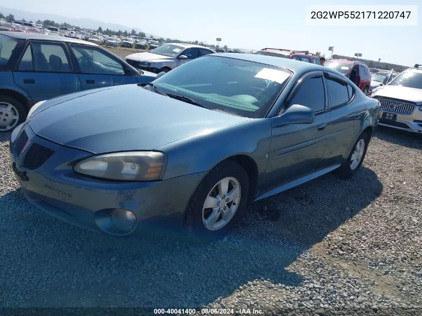 2G2WP552171220747 2007 Pontiac Grand Prix